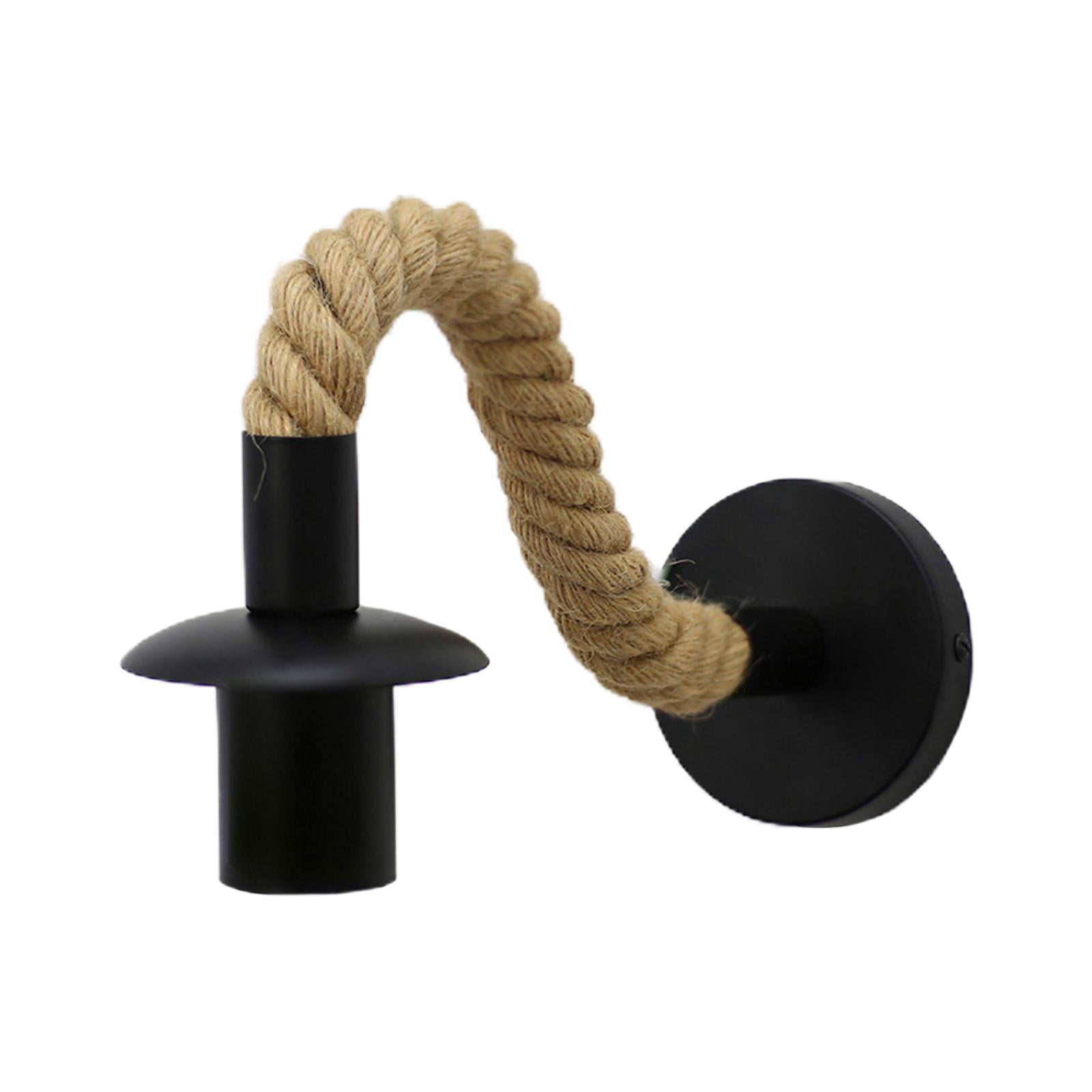 Magideal - Lámpara De Montaje En Pared Elegante, Apliques E27, Enchufe Decorativo, Loft, Dormitorio, Escaleras, Decoración, Pasillo, Hotel, Luz De Pared (sin