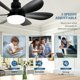 thumbnail image 5 of Ventilador de Casquillo VTYXCTIGJ 52 cm con Control Remoto, 40 W, Regulable, 5 of 7