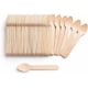 thumbnail image 1 of Cucharas Madera Biodegradable 11 Cm Pack 100unds Postres Helados, 1 of 3