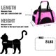 thumbnail image 2 of Transportín para mascotas ZaneSun con lados blandos para gatos y perros de hasta 8 libras, 2 of 6