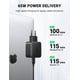 thumbnail image 2 of Cargador rápido GaN 65W PD USB-C modelo CD217 Negro, 2 of 2