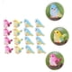 thumbnail image 2 of 48 mini macetas con forma de pájaro para plantas, decoración de coche, figuras de pájaros, plantas decorativas en maceta, 2 of 7