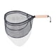 thumbnail image 1 of Red de Pesca Compacta de Manija Corta con Malla de Caucho Mango de Madera Diseño Portátil y Ligero Resistente al Uso Adecuada para Niños y Adultos en Grande, 1 of 5