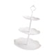 thumbnail image 3 of Bandeja De Frutas Secas, Soporte De Exhibición Para Platos De Comida, Vajilla Para Comedor, Postre, Hogar, 26cmx26cmx40cm, Redondo, Blanco, 3 of 3