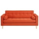 thumbnail image 1 of Sofa Retro 3C Felpa 05 Naranja, 1 of 6
