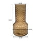 thumbnail image 3 of Florero Decorativo De Vidrio Con Diseño Base Ancha Café 25, 3 of 7