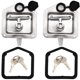 thumbnail image 1 of Juego de 2 pestillos LEIMO KPARTS de acero inoxidable con 4 llaves, 1 of 7