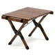 thumbnail image 1 of Mesa Plegable de Madera Oscura Para Camping Natural, 1 of 3