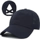 thumbnail image 1 of Gorra de béisbol con cola de caballo cruzada para mujer, ajustable, con moño alto y despeinado, de secado rápido, 1 of 7