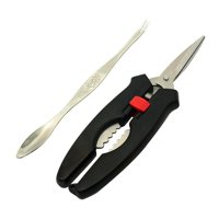 Magideal - Juego De Herramientas Para Mariscos, Tenedor De Tijera Para Concha De Langosta, Tijeras Portátiles Para Mariscos, Tijeras Para Mariscos Para Cangrejos