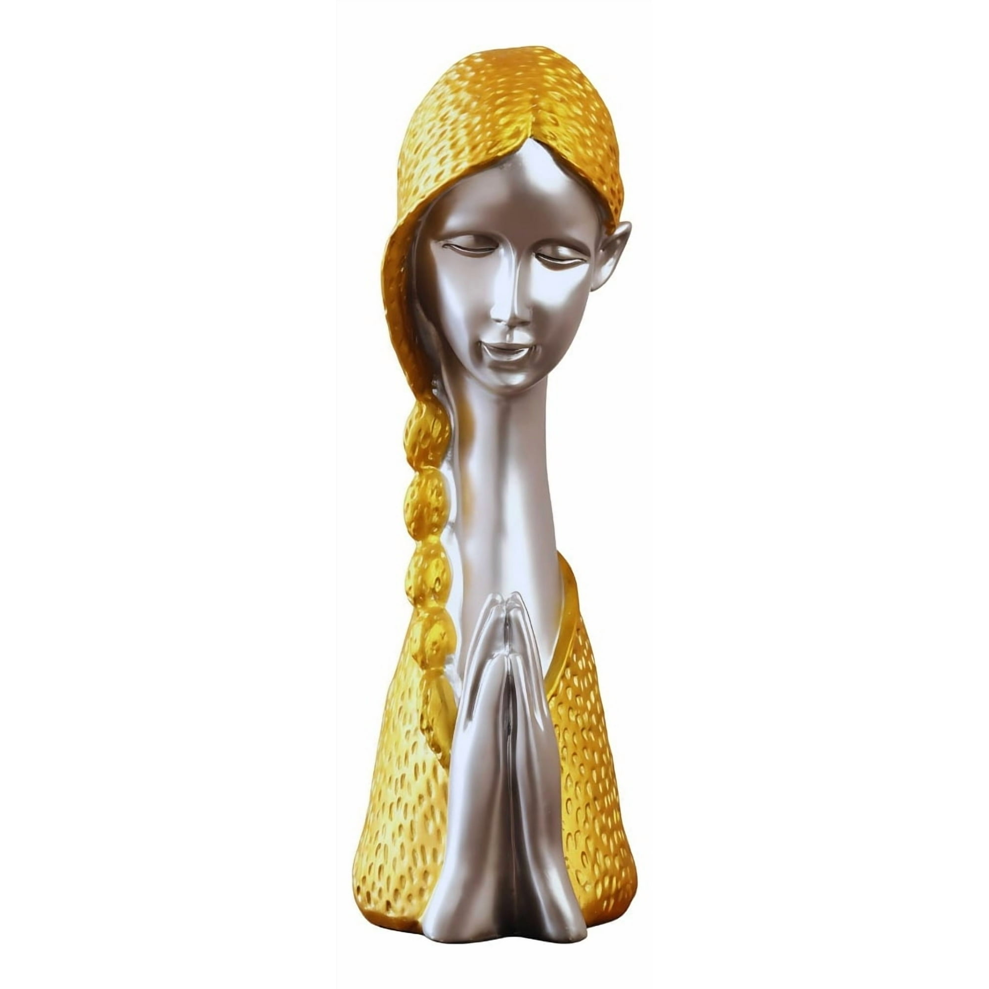 Genérico - Figura Decorativa Niña Rostro Adorno Hogar Estatua Jhn