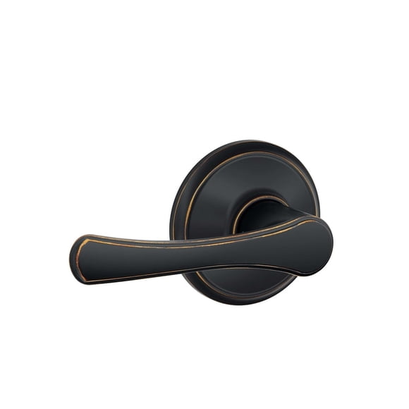 Passage Lever Schlage Avila en bronce envejecido para recibidor y armario
