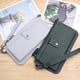 thumbnail image 4 of Cartera de mujer, cartera de mujer de piel sintética de gran capacidad., 4 of 5