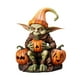 thumbnail image 1 of Decoraciones De Halloween Adornos Estatuilla De Extraterrestre De Calabaza Para Patio De Césped Estilo Interior A, 1 of 3