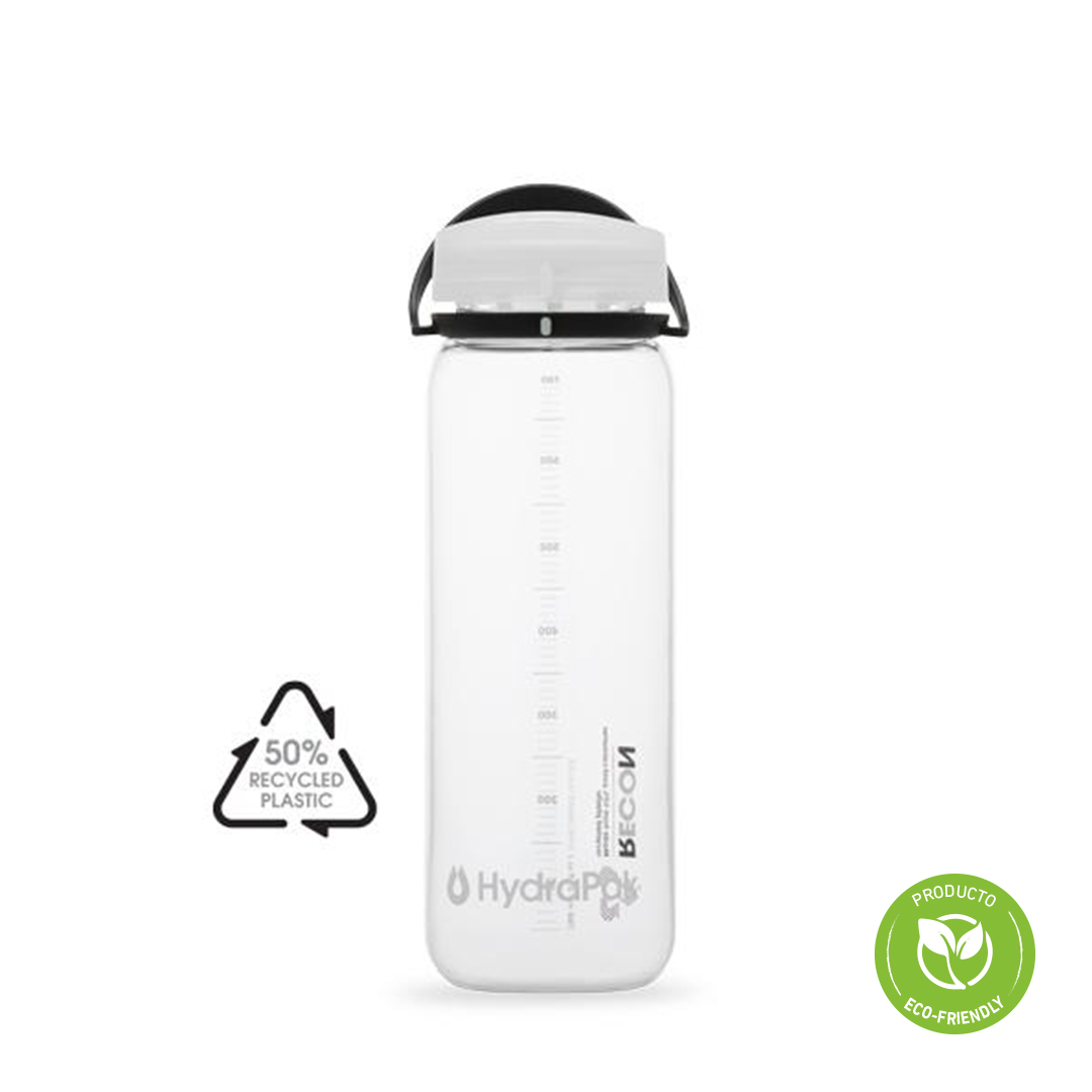 Hydrapak - Botella De Hidratacion Ecològicas Recon Black White 750Ml