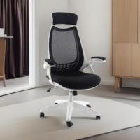 Sm Chile - Sillas Y Muebles - Silla De Oficina Versalles Blanco/Negro