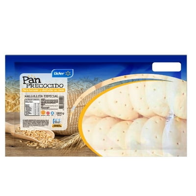 Pan Precocido Hallullita Atm 20 Un 1100 G Lider