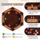 thumbnail image 5 of Juego Shut The Box Uowivi para 6 jugadores con tablero de madera, 5 of 6