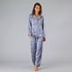 thumbnail image 1 of Set Camisero + Pantalon Satin Print Flores Mujer 33958-274, 1 of 5