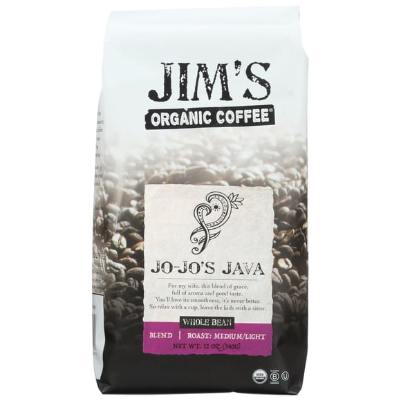 Café Jim's Organic Coffee 340 g Mezcla Rosa