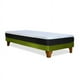 thumbnail image 2 of Cama Europea Zen Pro Colchon Resortes 1.5 Plaza Base Dividida Tela Pistacho, 2 of 6