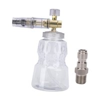 Ioensy - Pulverizador De Espuma A Presión Para Lavado De Autos, Botella De Espuma De Gran Capacidad De 1 L Para Jardín, Adaptador L