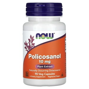 Suplemento Now Foods Policosanol 10 Mg 90 Cápsulas