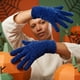 thumbnail image 4 of Guantes Chenille Azul Marino Adulto Invierno Unisex, 4 of 6