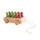 thumbnail image 5 of Baby Pull Car Juguetes De Madera Creatividad Aprendizaje Para Interacción Fiesta De Vacaciones, 5 of 5