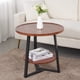 thumbnail image 2 of Mesa De Centro 60cm Redonda Walnut, 2 of 3