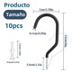 thumbnail image 2 of 10pcs Negro Ganchos Para Colgar Bicicletas 15x7cm Metal, 2 of 8