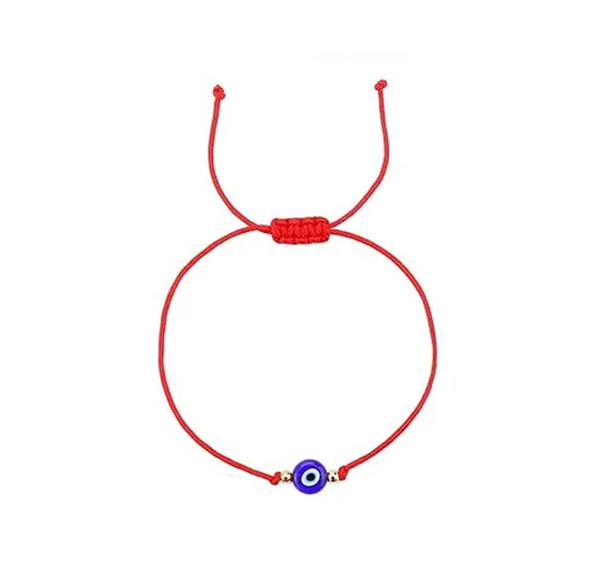 Genérico - Pack 12 Pulseras Ojo Turco Hilo Rojo Protección