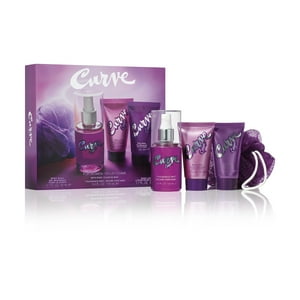 Set De Perfume Curve Crush Para Mujer Con Gel De Baño Y Loción