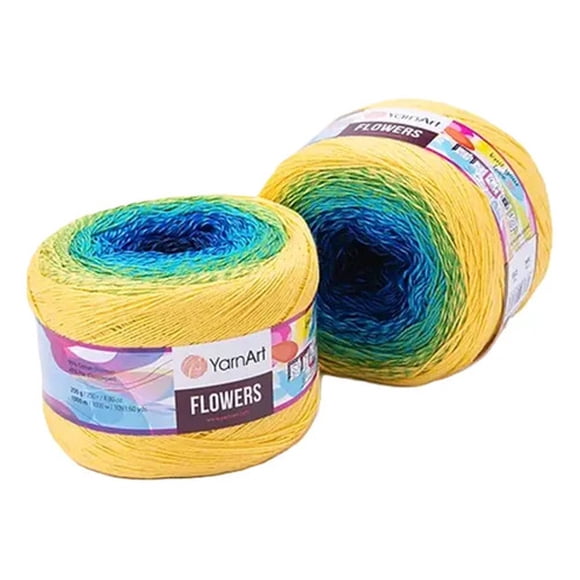 Cake Yarnart Flowers Algodon 55% 250 Grs