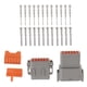 thumbnail image 3 of 1 Juego De Terminales De Enchufe De Conector De Cable Eléctrico Impermeable Sellado De 12 Pines, 3 of 5