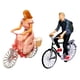 thumbnail image 5 of 1/64 Figuritas De Personas Peque?as Personas Montando En Bicicleta Modelo Azul Oscuro Y Rosa, 5 of 5