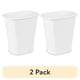 thumbnail image 1 of Basurero Plástico Sterilite 3L Pack 2 Blanco Baño, 1 of 3