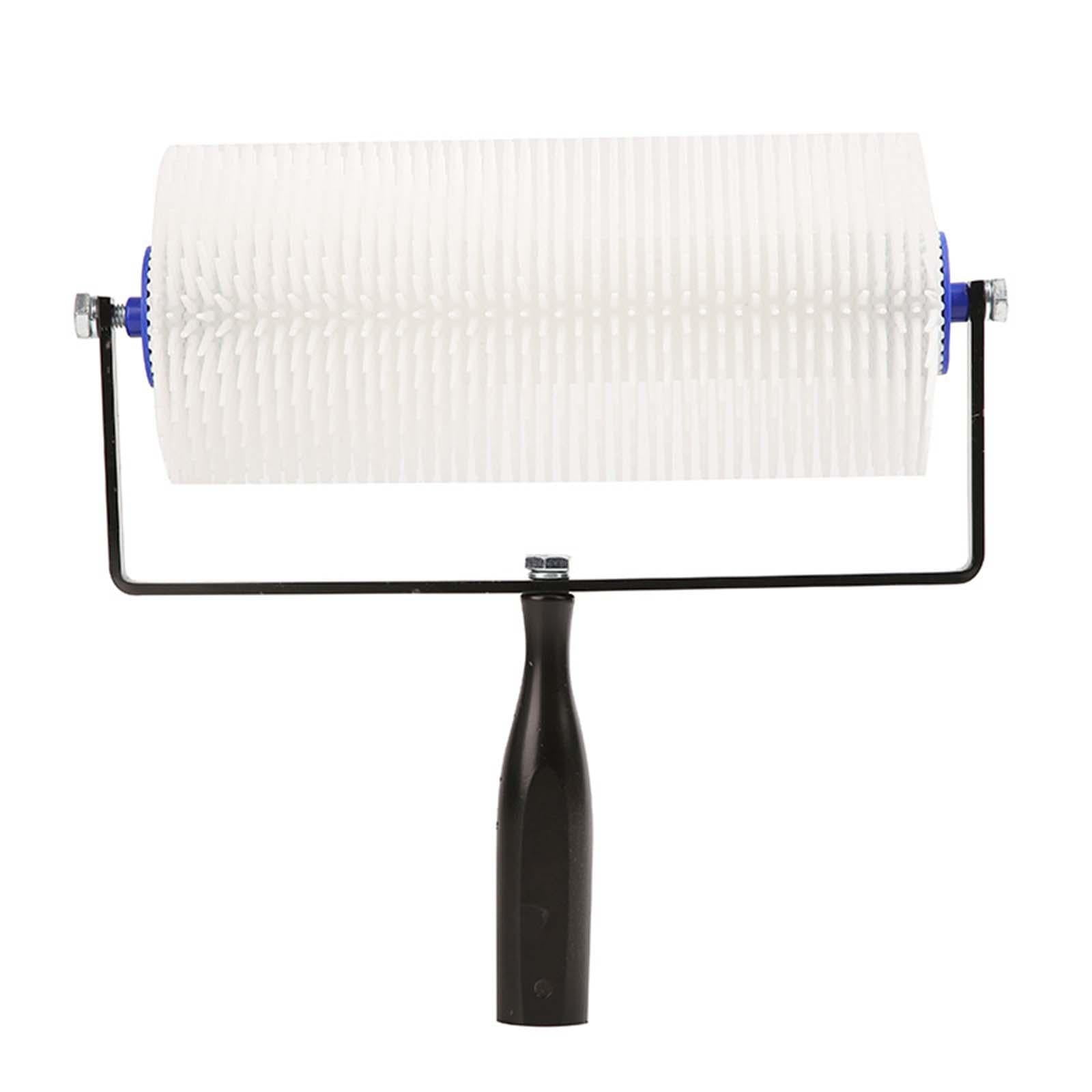 Magideal - Rodillo Con Púas Para Suelo, Cepillo De Pintura Interior, Herramienta Para Tareas Domésticas, Herramienta De Pintura, Rodillo Compuesto Para Cemento Y Diente Duro Y 20mm