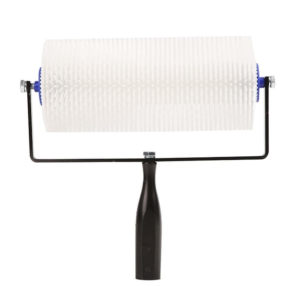 Rodillo con púas para suelo, cepillo de pintura Interior, herramienta para tareas domésticas, herramienta de pintura, rodillo compuesto para cemento y diente duro y 20mm