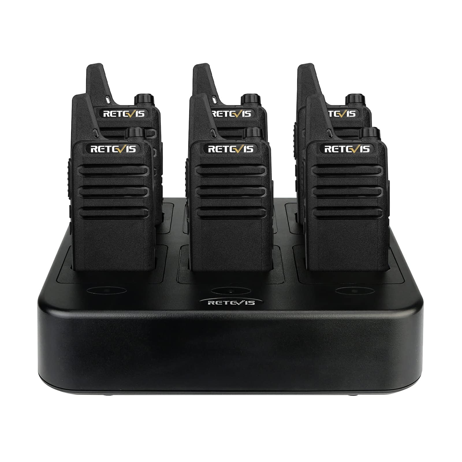 Radio Walkie Talkies Retevis Rt22 Recargable De 2 Vías (paquete De 6)
