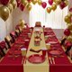 thumbnail image 2 of Set de Fiesta Uiifan de 194 Piezas, Burgundy y Oro, 23 cm y 18 cm, 2 of 3