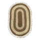 thumbnail image 1 of Alfombra Yute Ovalada con Fleco 100x150cm, 1 of 3
