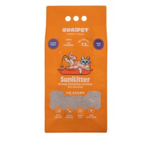 Sunilitter Arena Carbón Activado Sin Aroma 7.5Kg