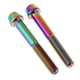 thumbnail image 4 of 2x M6 Titanium Ti Tornillo Carenado Perno Taper Cabeza Hexagonal Cónica Rainbow M6x40mm, 4 of 5
