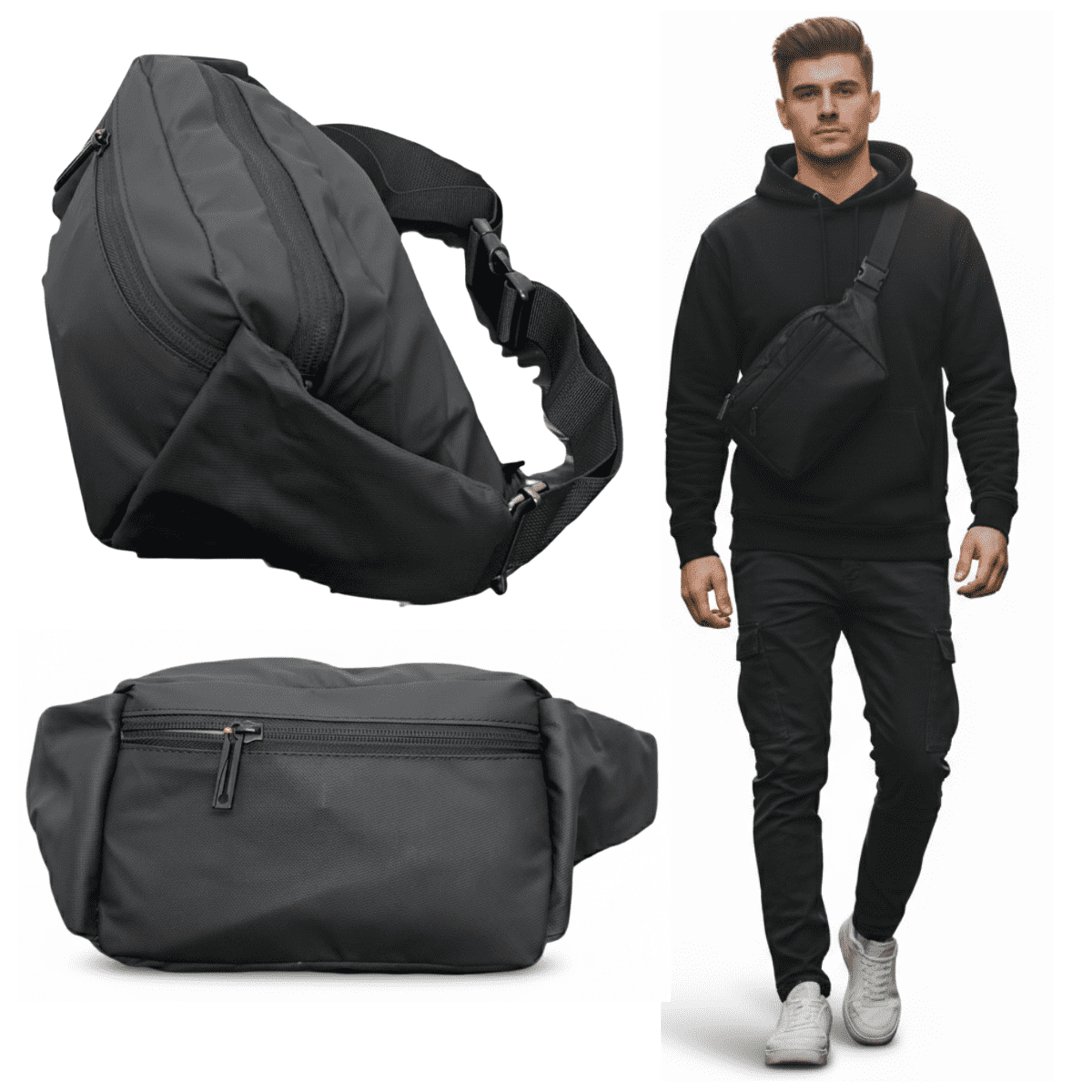 Genérico - Banano Impermeable Alta Calidad Bolso De Hombro Casual Moda Bolso Cruzado