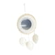 thumbnail image 1 of Espejo Redondo Bohemio Cuentas De Madera Macramé Dormitorio Hogar Colgante Espejo De Pared Decoraciones 48cm Blanco, 1 of 3