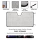 thumbnail image 2 of La Familia Addams Parasol para Parabrisas Delantero Protector Plegable, Visera Solar para Auto Bloquea Rayos UV Mantiene tu Vehículo Fresco140cm*76cm, 2 of 6