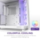 thumbnail image 4 of Case NZXT H6 Flow RGB Mid-Tower Airflow con 3 ventiladores RGB, color blanco, 4 of 8