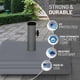 thumbnail image 3 of Base para sombrilla US Weight de 18 kg, resistente, para patio, 3 of 5
