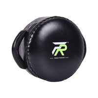 Ioensy - Almohadillas De Boxeo De Cuero De Pu Estera De Boxeo Práctica De Competencia Fitness Strike Pad Negro